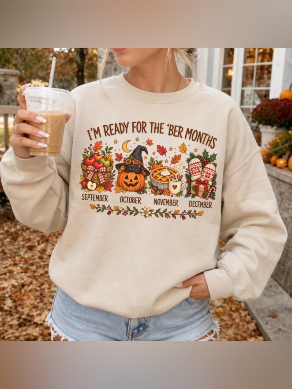 Ber Months Sweatshirt, I’m Ready For The Ber Months Graphic T-Shirt, Cozy Fall